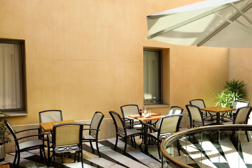 Hotel H10 Raco Del Pi Barcelona Restaurace fotografie